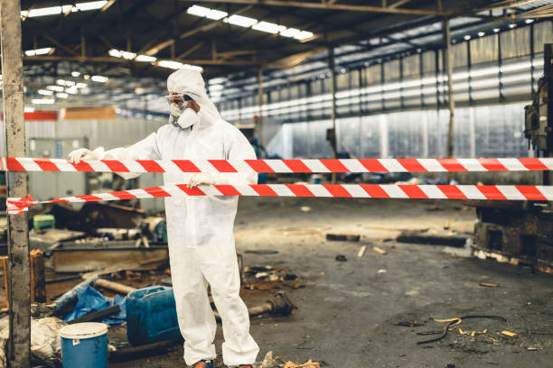 Professional Drug Lab Cleanup technician working in Saint Charles, MO